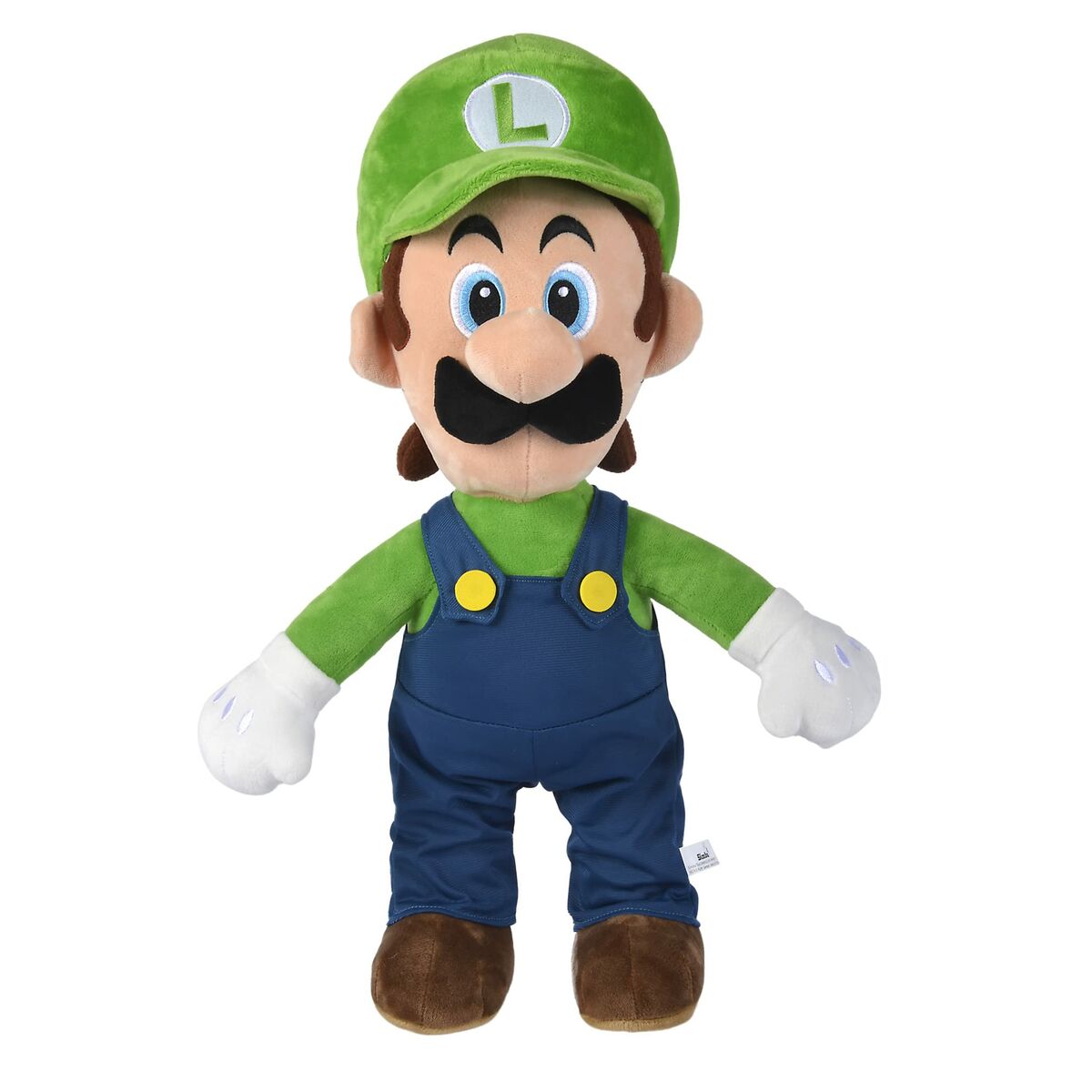 Peluche Super Mario Luigi Bleu Vert 50 cm