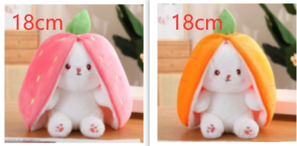 The Reversible Rabbit - Rabbit Hide and Seek Carrot or Strawberry