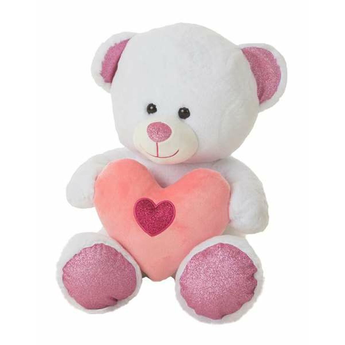 Fluffy toy Bear 16 cm Heart
