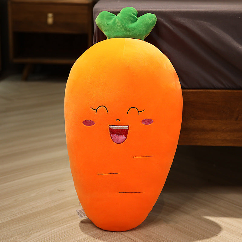 Peluche géante en forme de légume, carotte