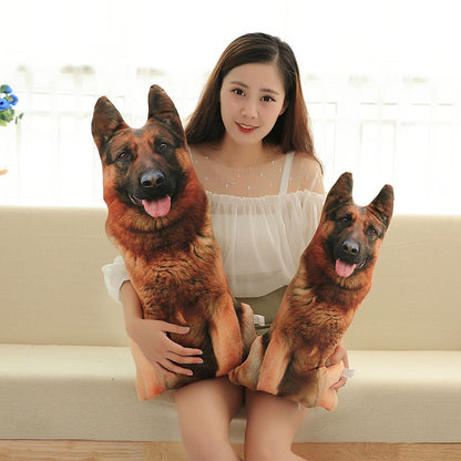 Peluche chien 3D animaux en forme de coussin imprimer https://mapeluchedoudou.com berger allemand 