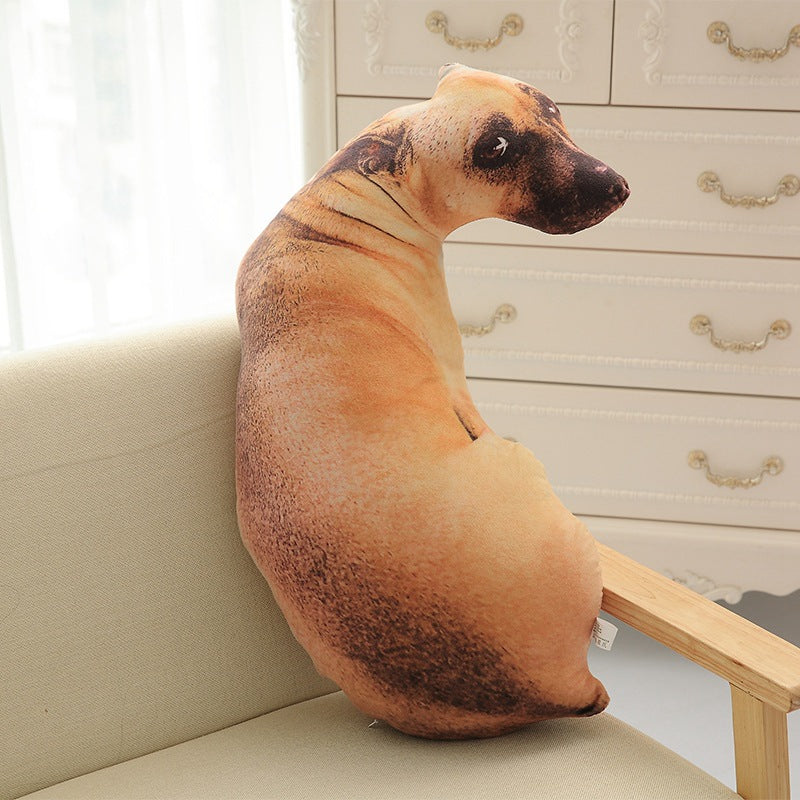 Peluche chien 3D animaux en forme de coussin imprimer https://mapeluchedoudou.com berger allemand  labrador