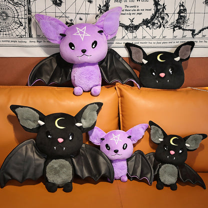 Nounours chauve-souris en peluche Vampy the bat violet ou noir